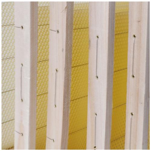 精品带框巢础成品巢框蜂巢中蜂意蜂半成品巢框杉木巢框养蜂工具